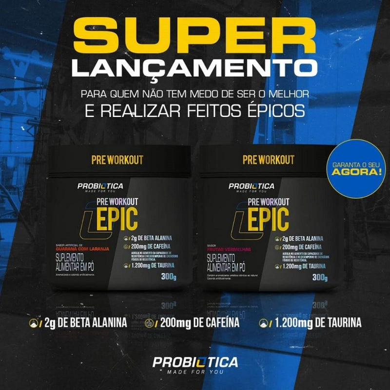 Epic Pre Workout (300g) - Sabor: Melancia