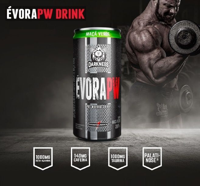 Évora PW Drink (6 unidades - 269ml) - Sabor: Maçã Verde.