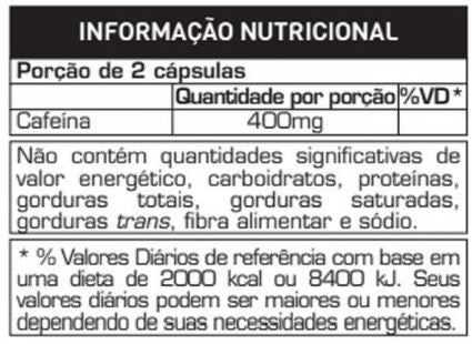 Fire Black (60 Caps) - Padrão: Único
