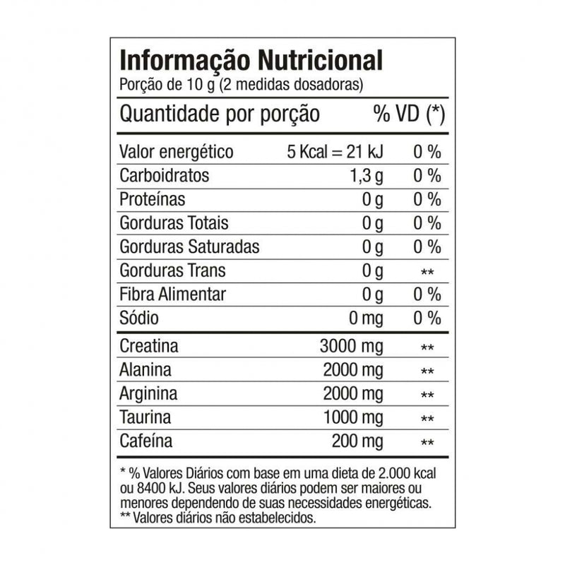 Diabo Verde Pre-Workout (150g) - Sabor: Frutas Amarelas