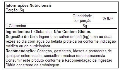Glutamine (300g) - Padrão: Único
