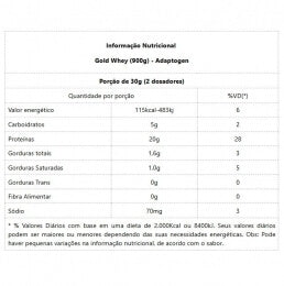 Gold Whey Refil (900g) - Sabor: Original