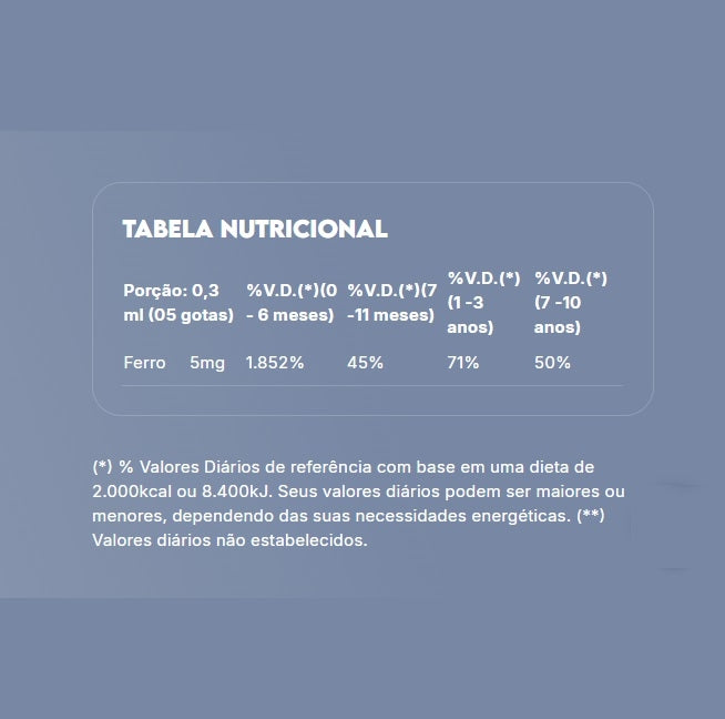 Liquid Iron Plus For Baby e Kids (30ml) - Padrão: Único