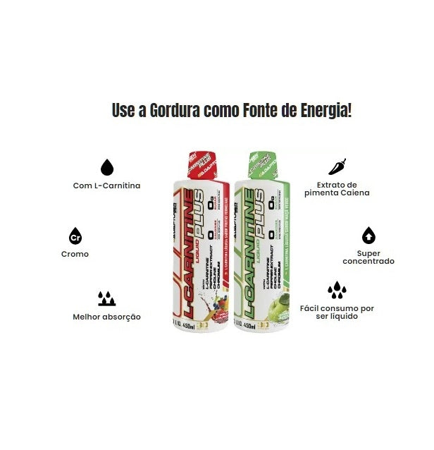 L-Carnitine Plus (450ml) - Sabor: Fruit Punch