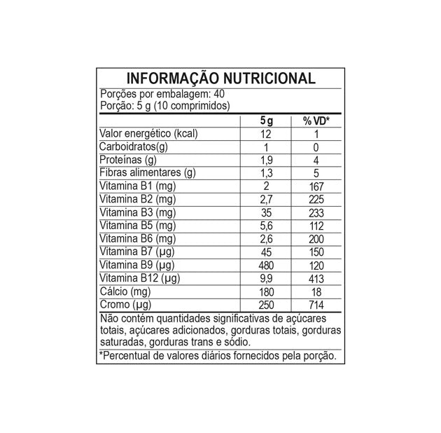 Levedo Complex 500mg (400 comp) - Padrão: Único