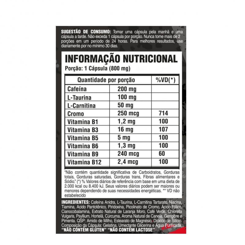 Lipo 6 Black Ultra Concentrade (30 caps) - Padrão: Único