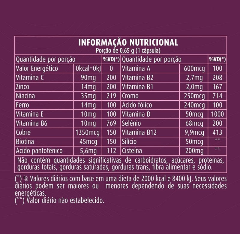 Lumini Hair (60 caps) - Padrão: Único