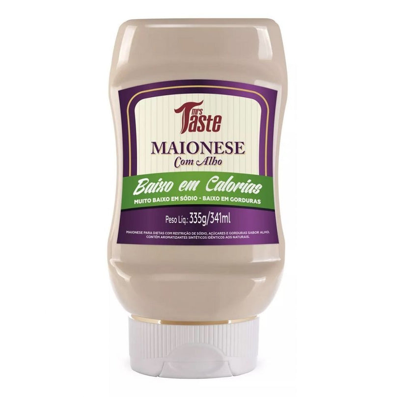 Molho Baixo Sódio e Baixa Caloria - Sabores - Sabor: Maionese c/ Alho (335g)