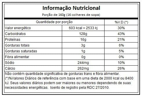 Mass Gainer Refil (3kg) - Sabor: Baunilha