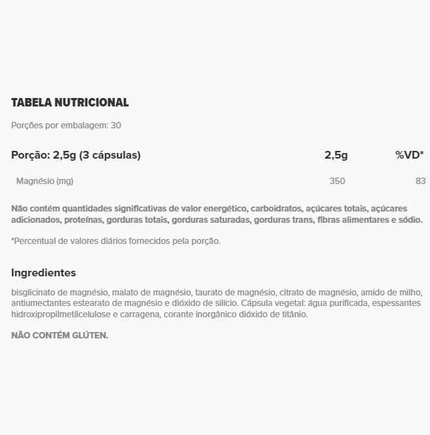 Mg Complex (90 Caps) - Padrão: Único