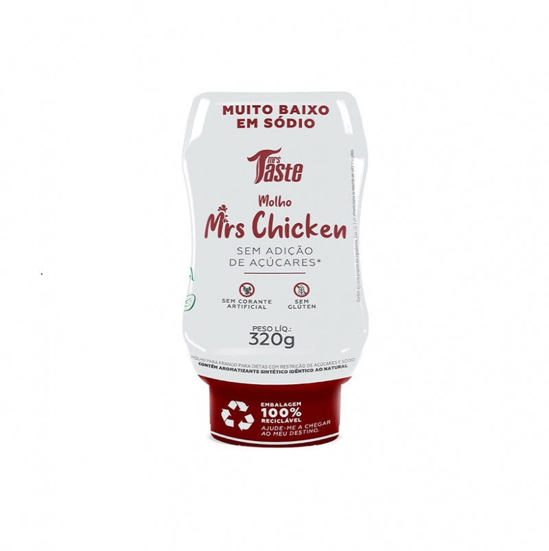 Molho Baixo Sódio e Baixa Caloria - Sabores - Sabor: Mrs. Chicken (320g)