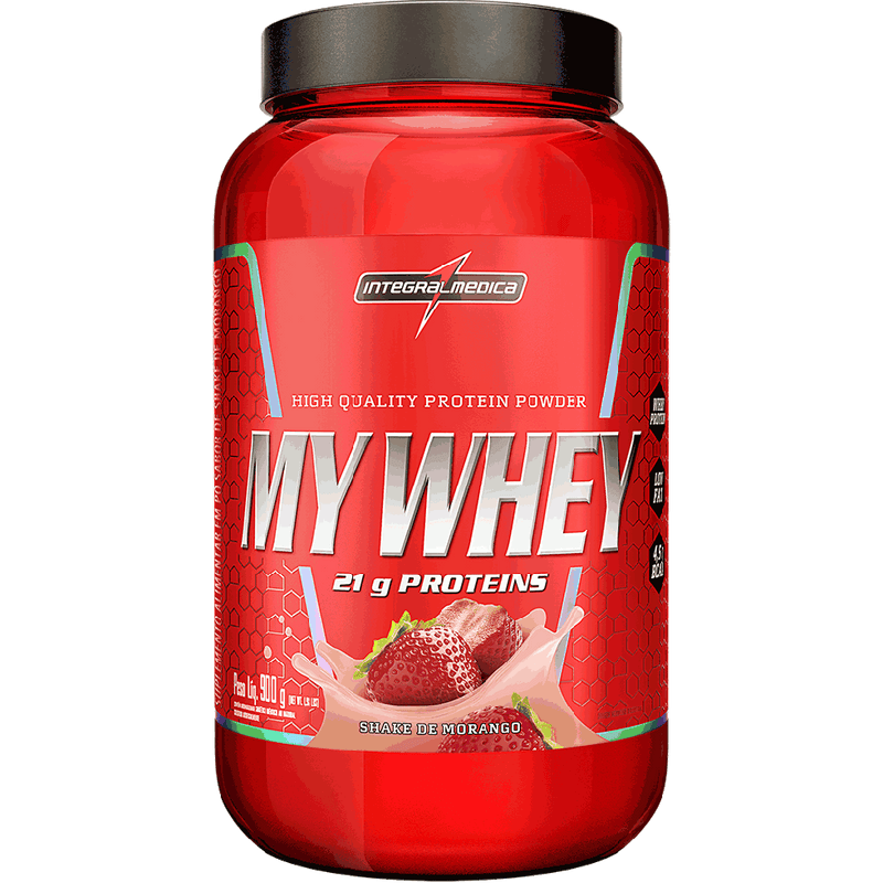 My Whey (900g) - Sabor: Shake de Morango