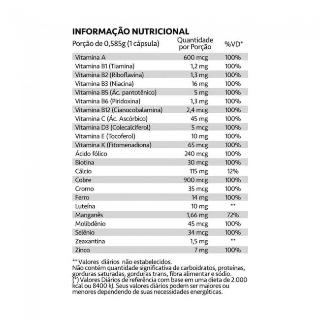 Nutricaps Sênior (60 caps) - Padrão: Único