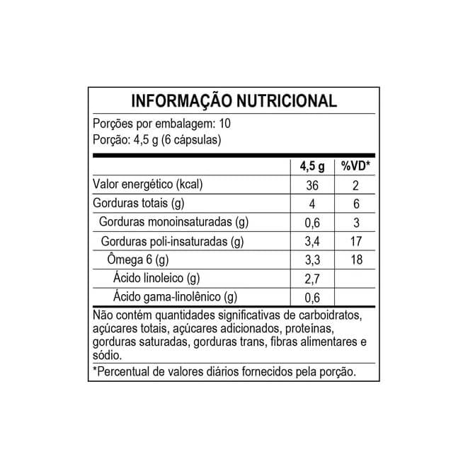 Óleo de Prímula - 660mg (60 caps) - Padrão: Único