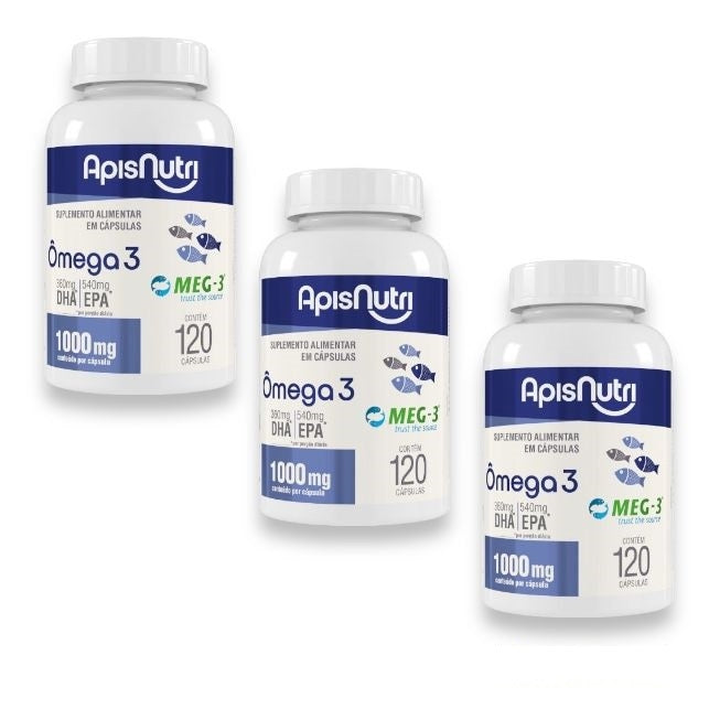 Ômega 3 1000mg (120 caps) - Padrão: Único