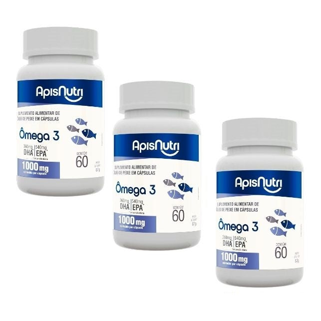 Ômega 3 1000mg (60 caps) - Padrão: Único
