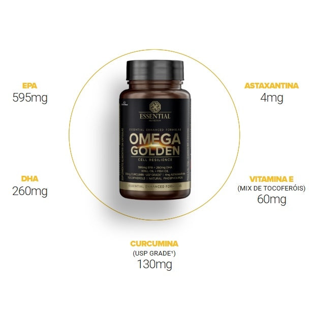 Ômega Golden (60 caps) - Padrão: Único