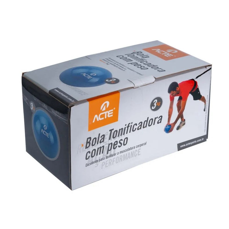 Par de Bolas Tonificadoras com Peso (3kg) - Padrão: Único