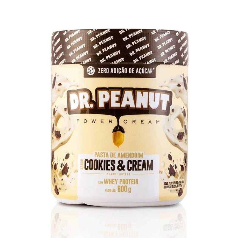 Pasta de Amendoim (600g) - Sabor: Cookies e Cream