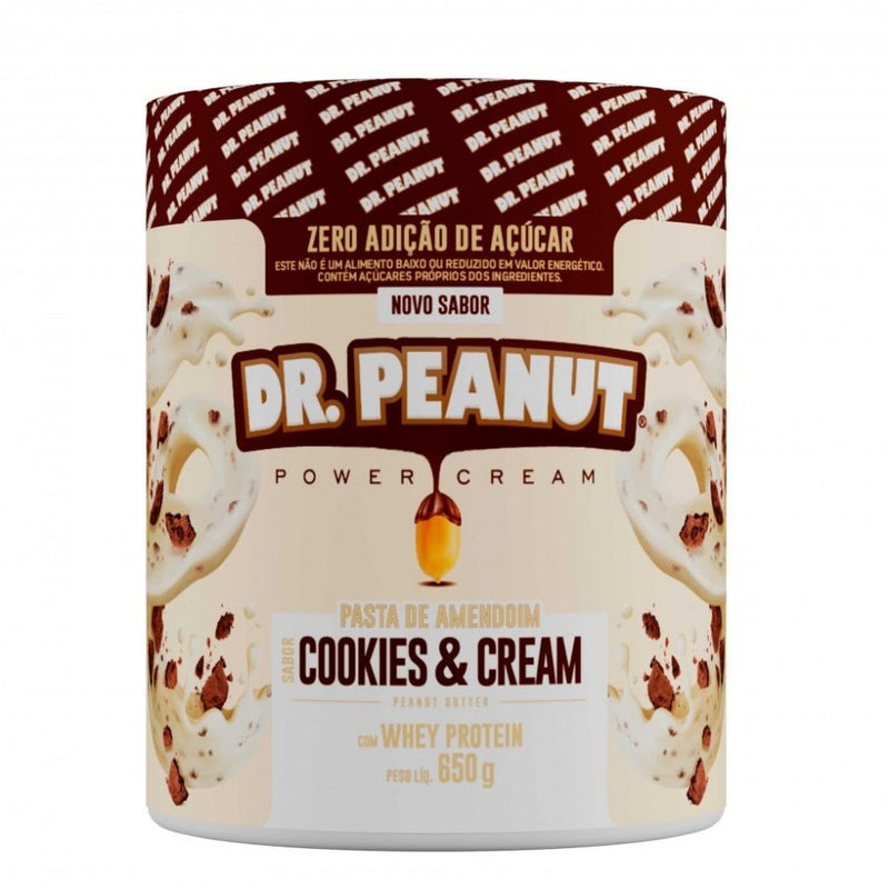 Pasta de Amendoim (650g) - Sabor: Cookies e Cream