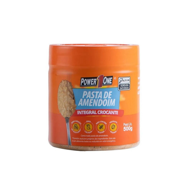 Pasta de Amendoim Integral Crocante (500g) - Padrão: Único