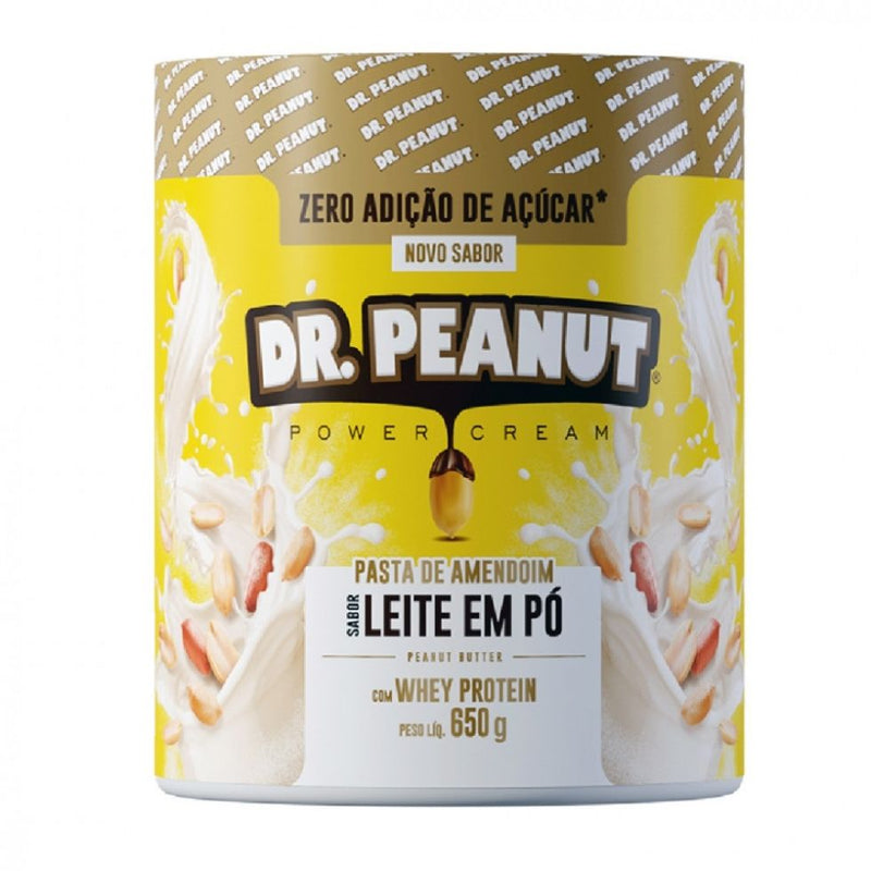 Pasta de Amendoim (650g) - Sabor: Leite em Pó