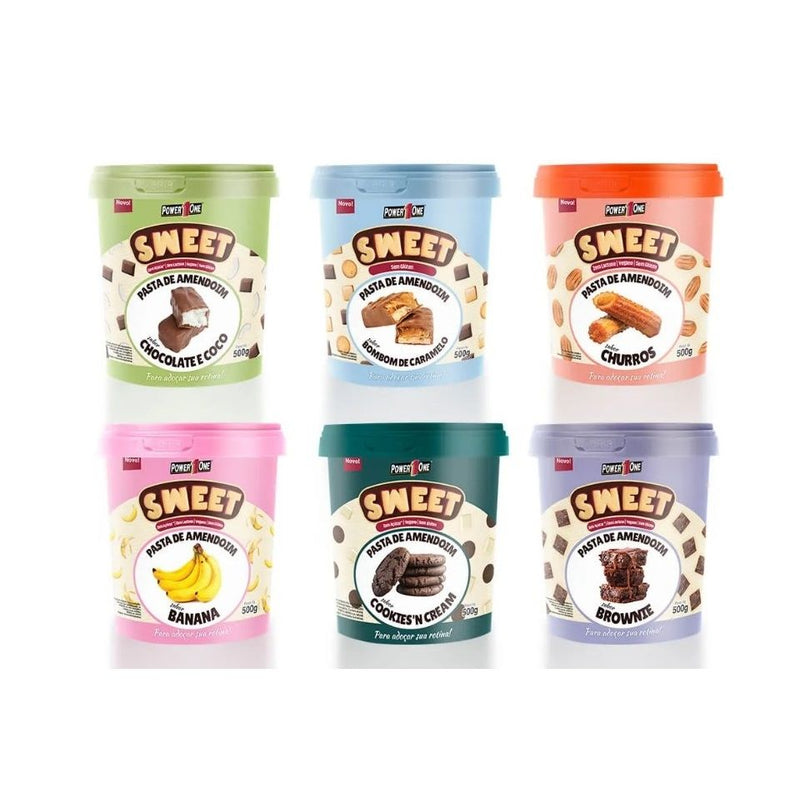Pasta de Amendoim Sweet (500g) - Sabor: Chocolate e Coco