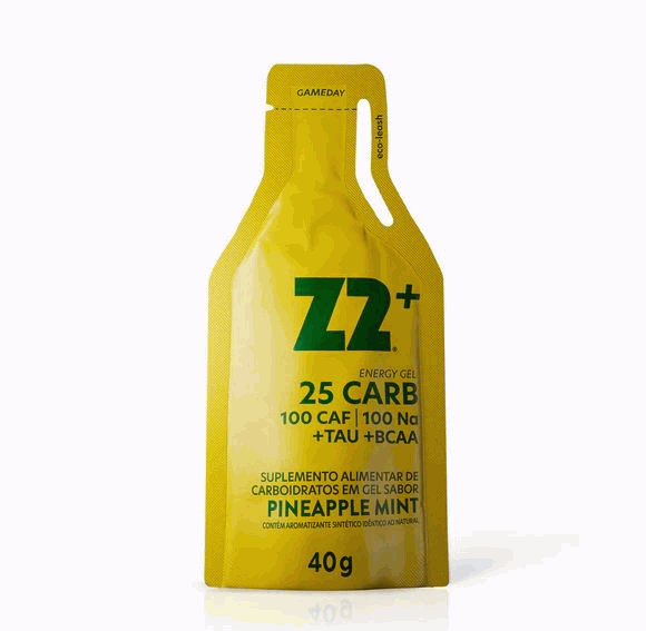 Energy Gel Z2+ (sachê 40g) - Sabor: Pineapple Mint (nova embalagem)