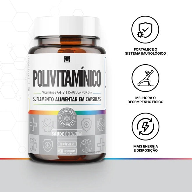 Polivitamínico 100% IDR (60 caps) - Padrão: Único