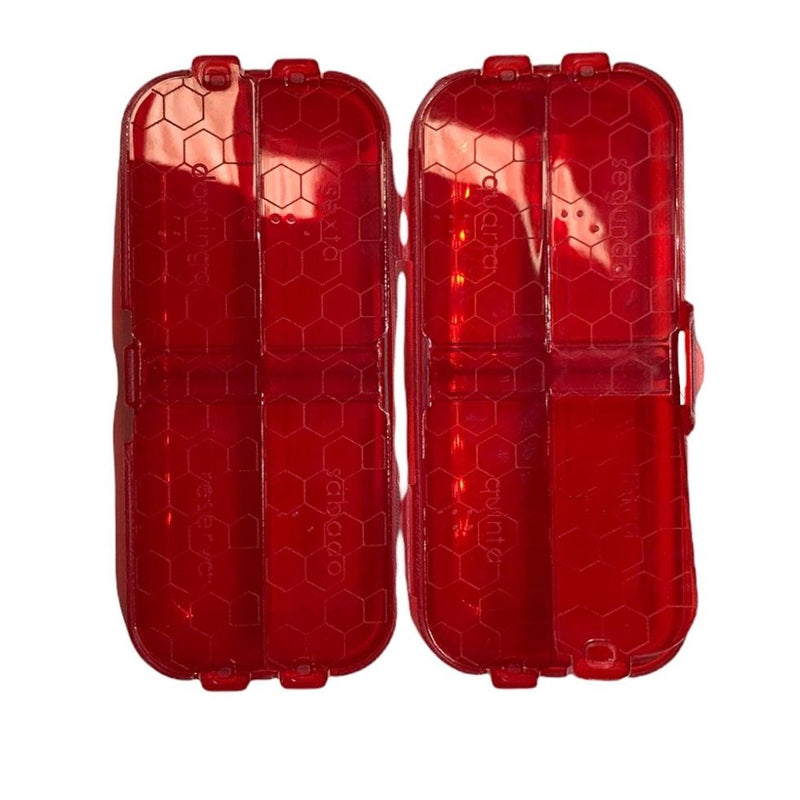 Porta Cápsula Vermelho - Padrão: Único