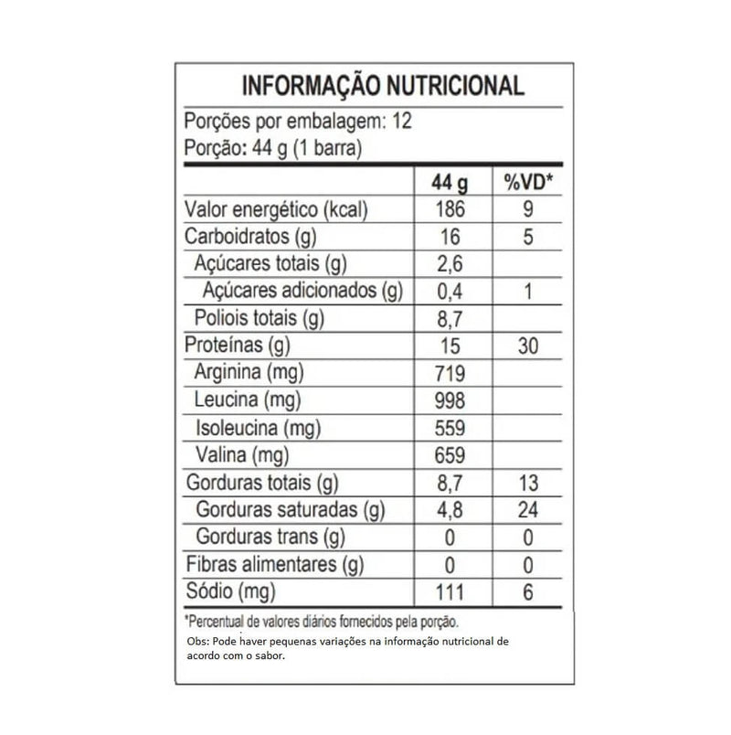 Power Protein Crisp Bar (44g) - Sabor: Frutas Vermelhas