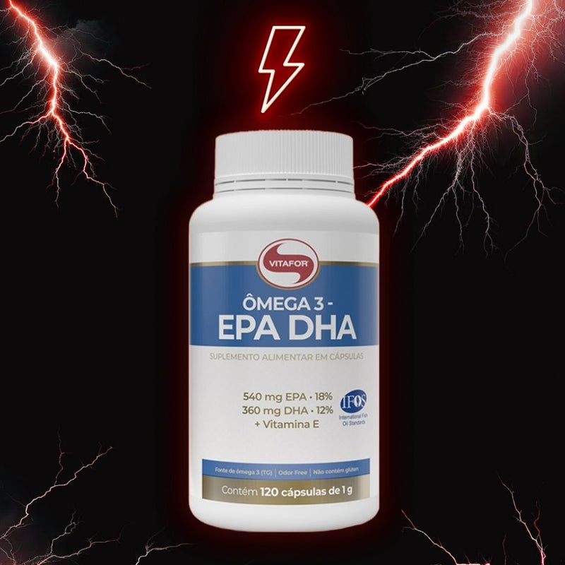 Ômega 3 EPA DHA 1g (120 Caps) - Padrão: Único