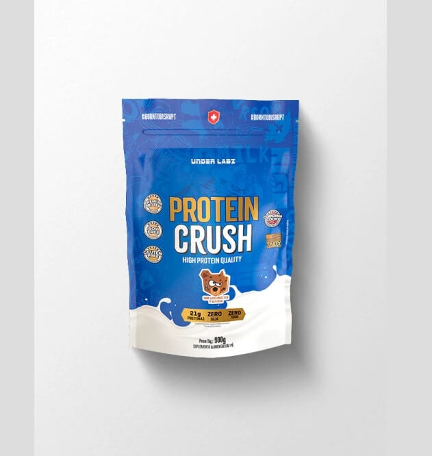 Protein Crush (900g) - Sabor: Alpine Cookies Bear N Milk Cream