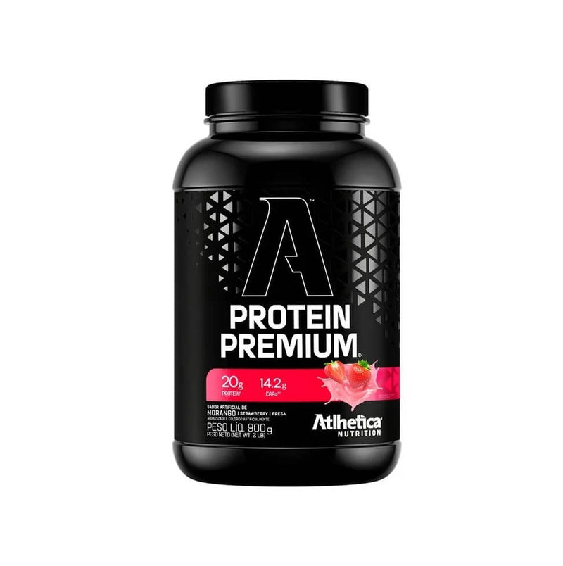 Protein Premium (900g) - Sabor: Morango