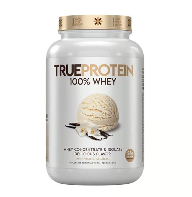 True Protein (874g) - Concentrado e Isolado - Sabor: Vanilla Ice Cream