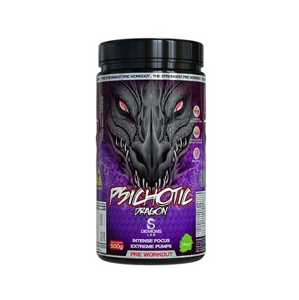 Psichotic Dragon (500g) - Sabor: Frutas Vermelhas