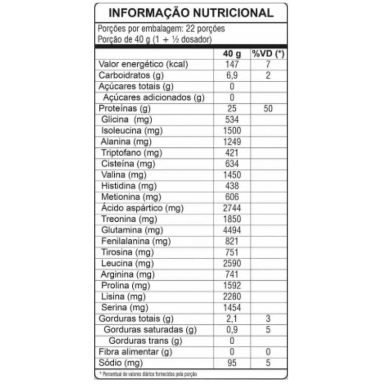 Pure Whey 3W Protein (900g) - Sabor: Baunilha