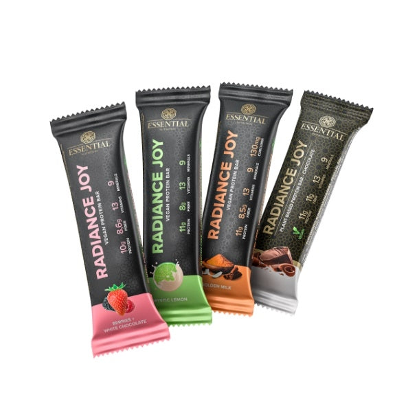 Radiance Joy Vegan Protein Bar (50g) - Sabor: Berries + White Chocolate