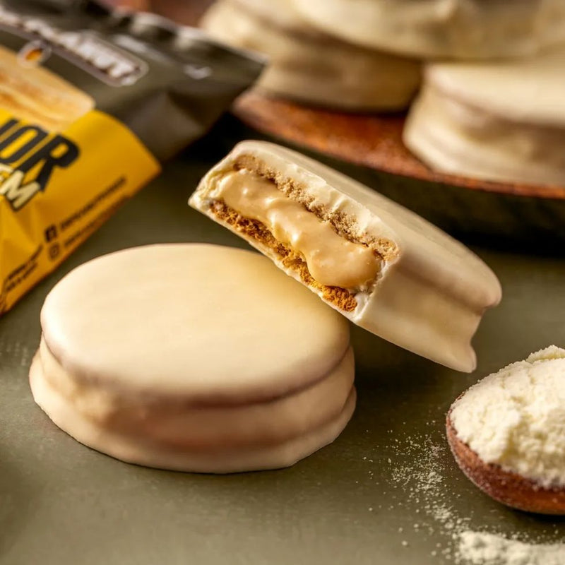 Alfajor Dr. Peanut (Display 12 unid. 55g) - Sabor: Leite em Pó