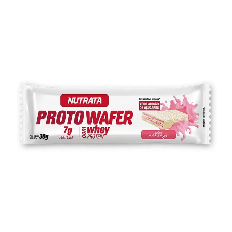 Proto Wafer Display (12 unid de 30g) - Sabor: Morango