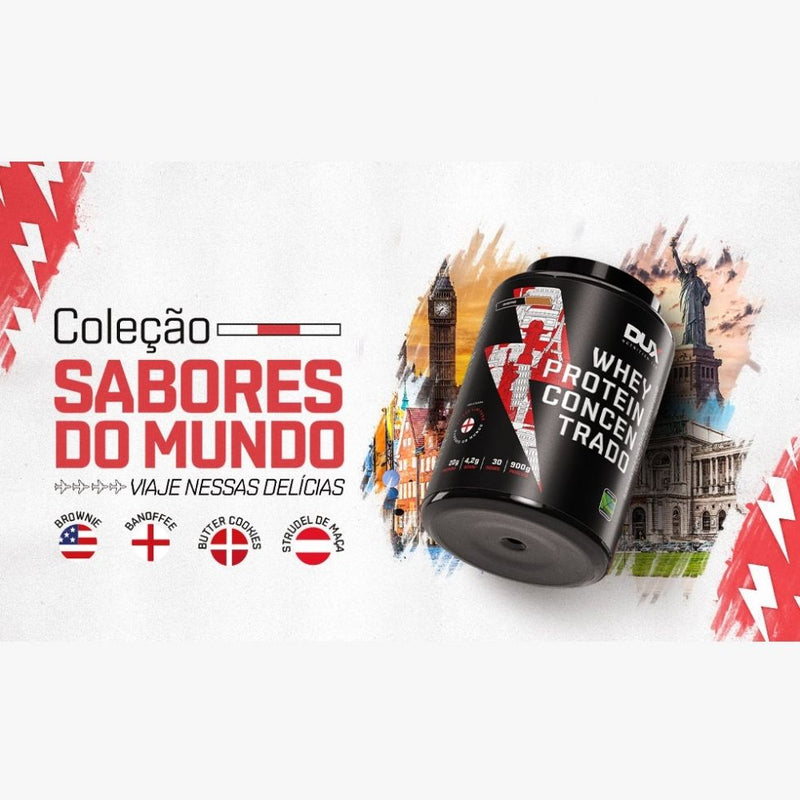 Whey Protein Concentrado Pote (450g) - Sabor: Banoffee