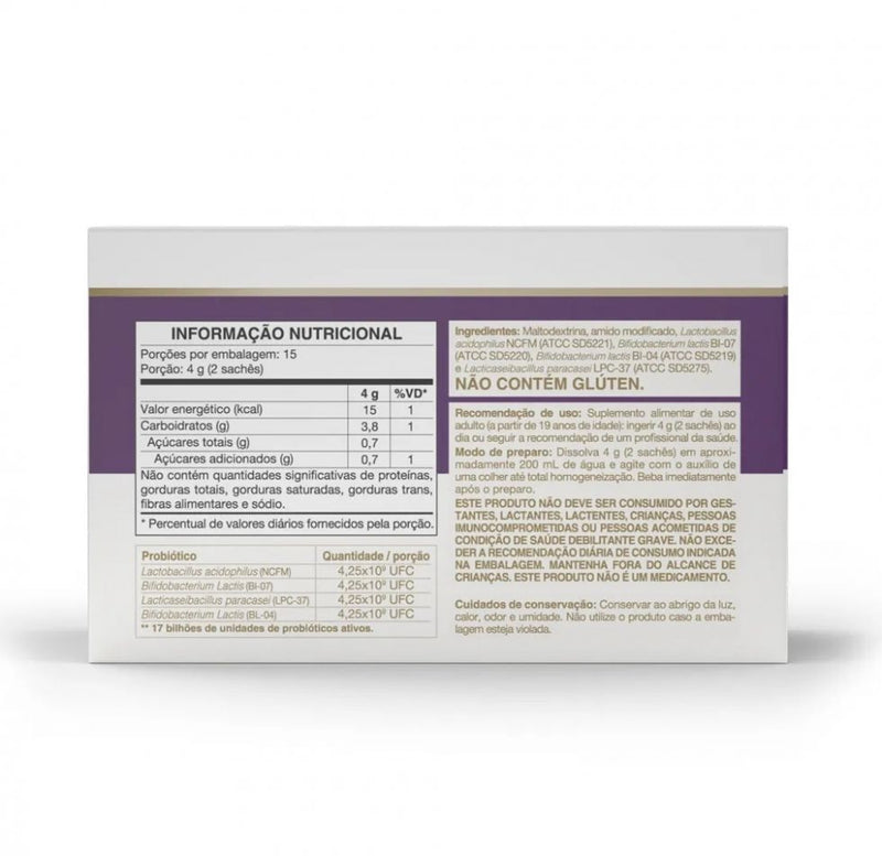 Simfort Plus - Probiótico (Display 30 sachês de 2g) - Padrão: Único