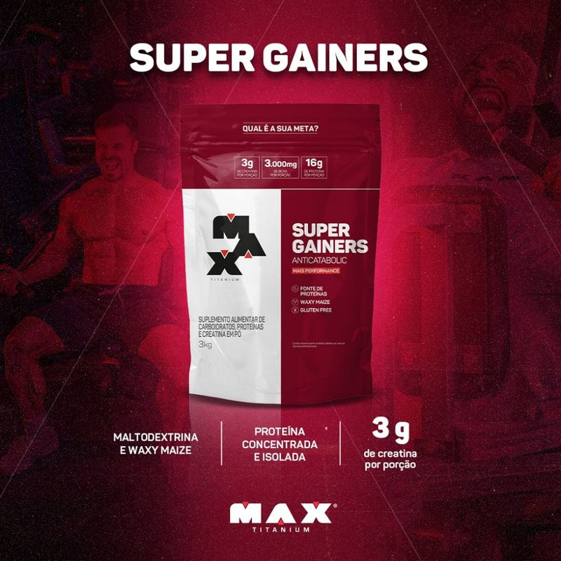 Super Gainers (3kg) - Sabor: Vitamina de Frutas