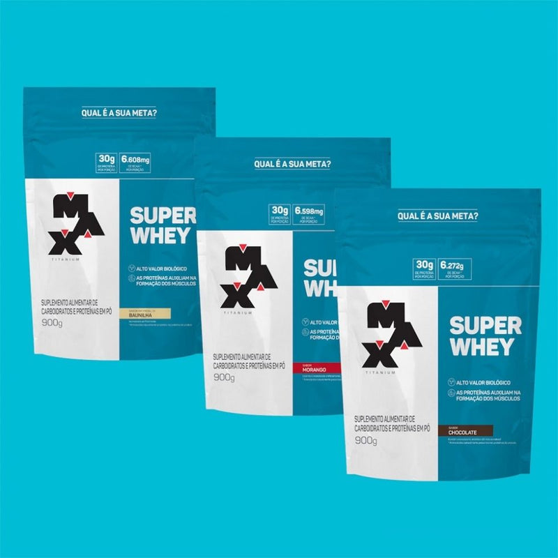 Super Whey Refil (900g) - Sabor: Chocolate