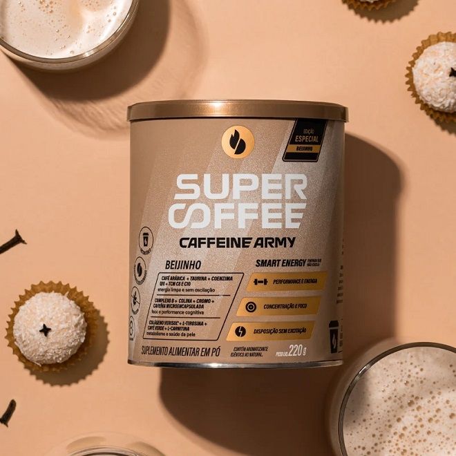 SuperCoffee 3.0 (220g) - Sabor: Beijinho