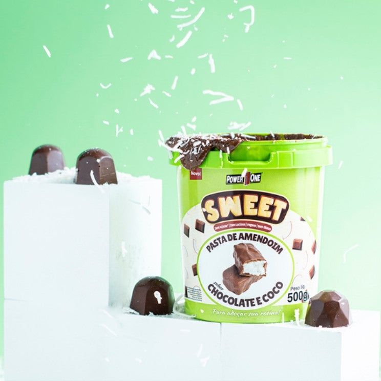 Pasta de Amendoim Sweet (500g) - Sabor: Chocolate e Coco