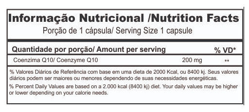 COQ-10 200mg (90 caps) - Padrão: Único