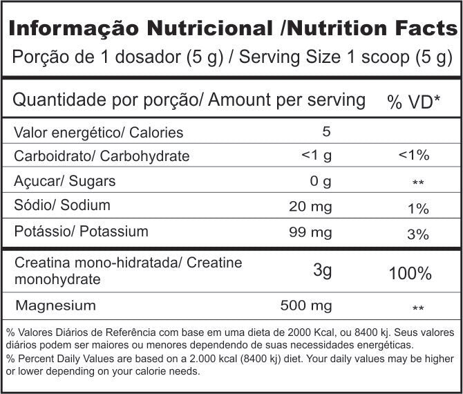 Creatine Alkaline (200g) - Sabor: Maçã Verde