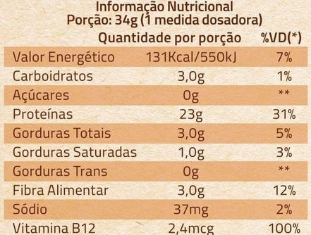 True Vegan (34g) - Sabor: Chocolate c/ Avelã