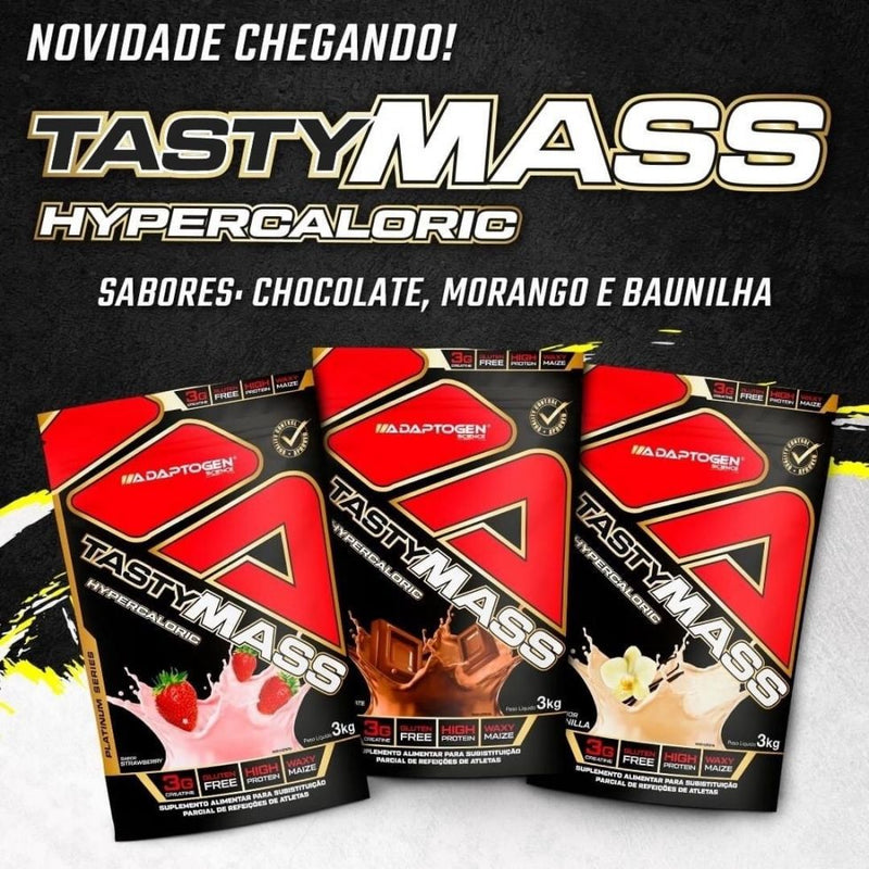 Tasty Mass Hipercaloric (3kg) - Sabor: Chocolate